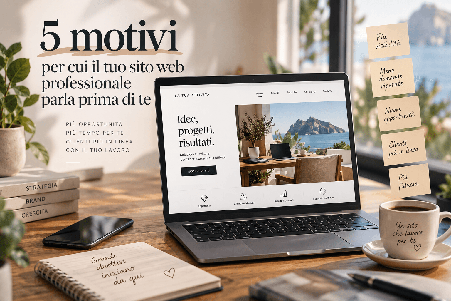 motivi per cui il tuo sito web professionale parla prima di te
